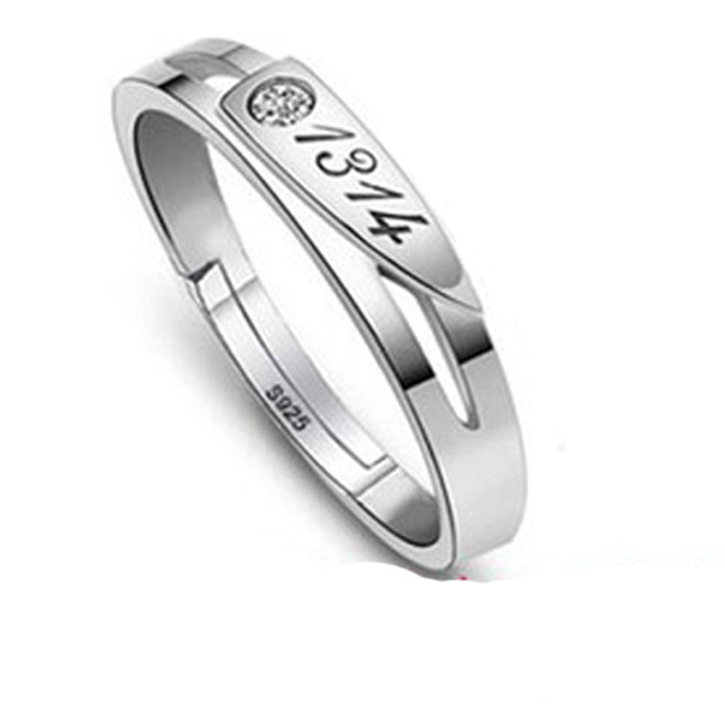 SS11051 S925 silver couple rings